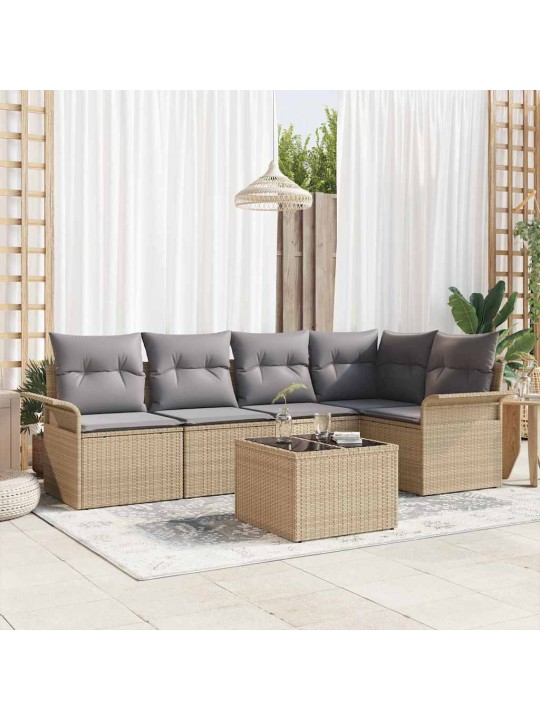 Aia diivanikomplekt 6 tk 242.5 x 132.5 x 85 cm polürooster
