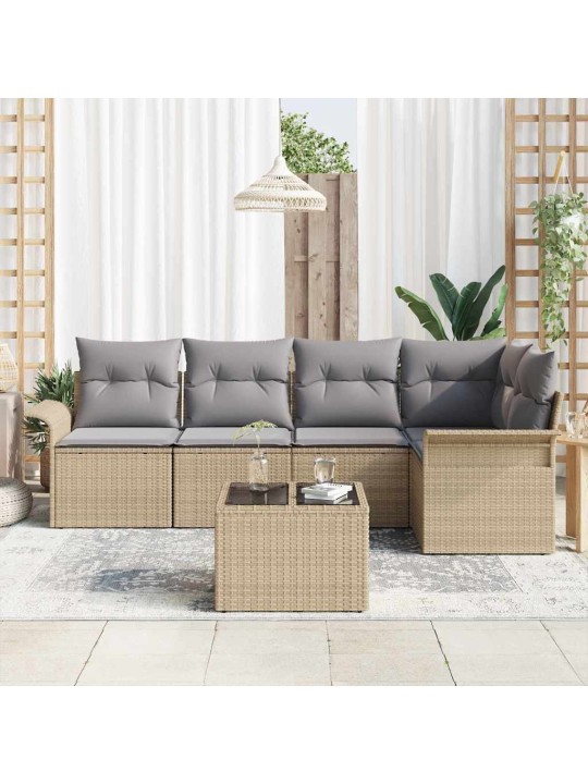 Aia diivanikomplekt 6 tk 242.5 x 132.5 x 85 cm polürooster