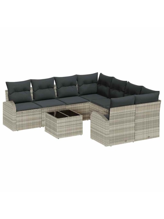 Aia diivanikomplekt 9 tk 55 x 55 x 37 cm polürotang