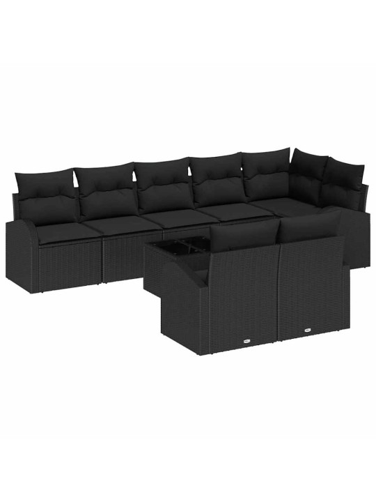 Aia diivanikomplekt padjaga 9 tk 289 x 124 x 85 cm polürooster