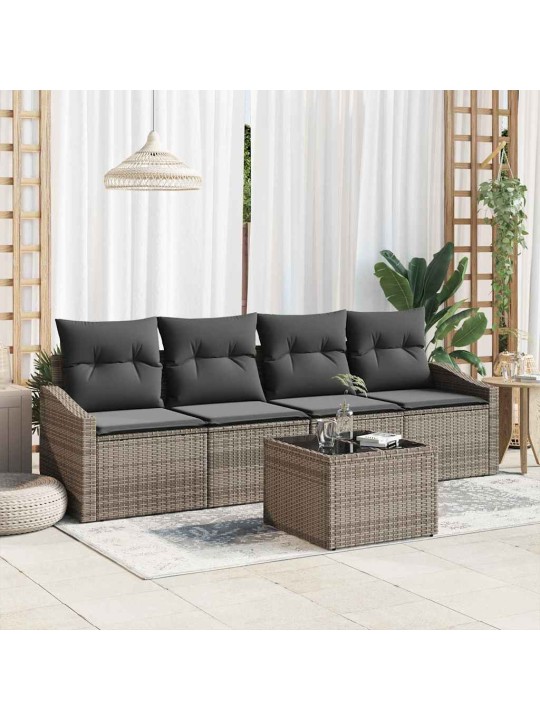 Aia diivanikomplekt padjaga padjaga 5 tk hall 55 x 55 x 37 cm