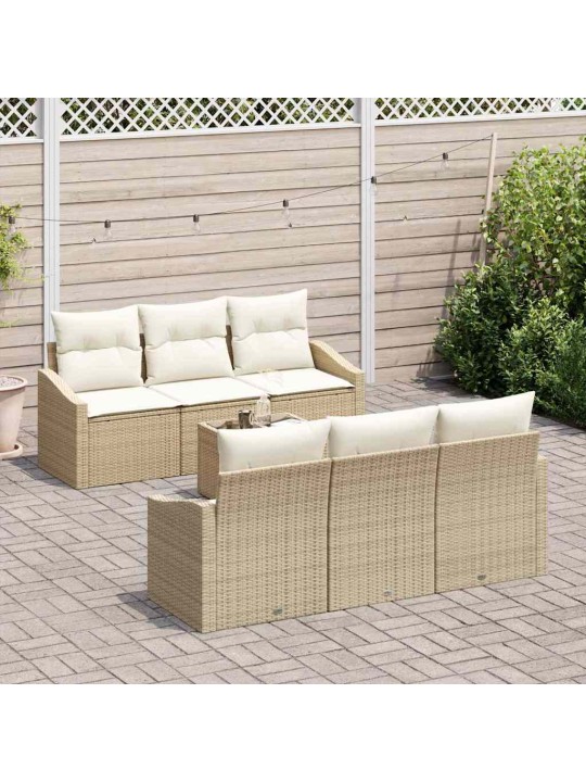Aia diivanikomplekt padjaga 7 tk beez ja koor 55 x 55 x 37 cm
