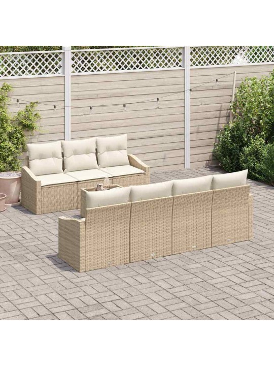 Aia diivanikomplekt padjaga 8 tk beez ja koor 55 x 55 x 37 cm
