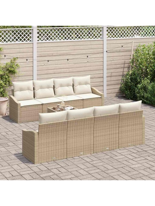 Aia diivanikomplekt padjaga 9 tk beez ja koor 55 x 55 x 37 cm