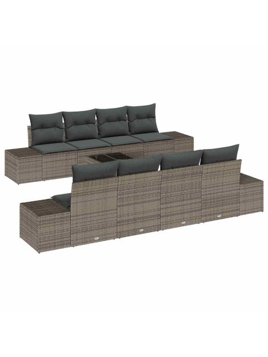 Aia diivanikomplekt padjaga 7 tk hall 55 x 55 x 37 cm