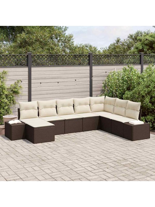 Aia diivanikomplekt padjaga 8 tk 319 x 209 x 85 cm polürooster