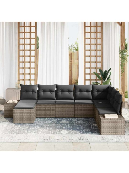 Aia diivanikomplekt padjaga 8 tk 319 x 209 x 85 cm polürooster