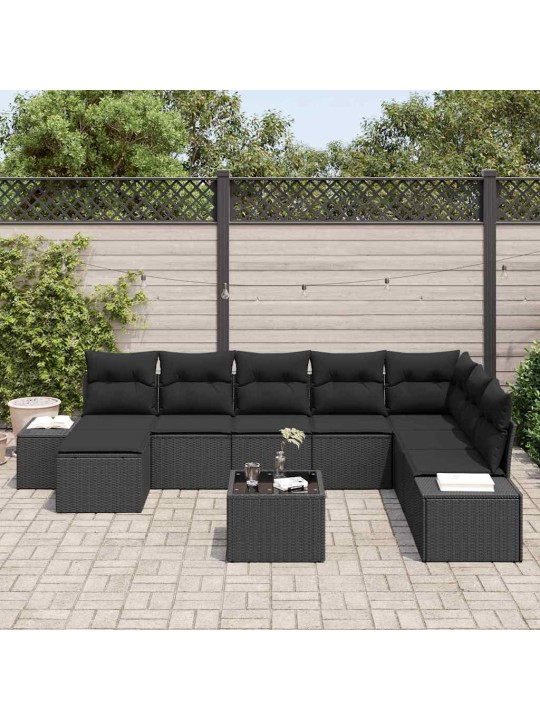 Aia diivanikomplekt padjaga 9 tk 319 x 209 x 85 cm polürooster