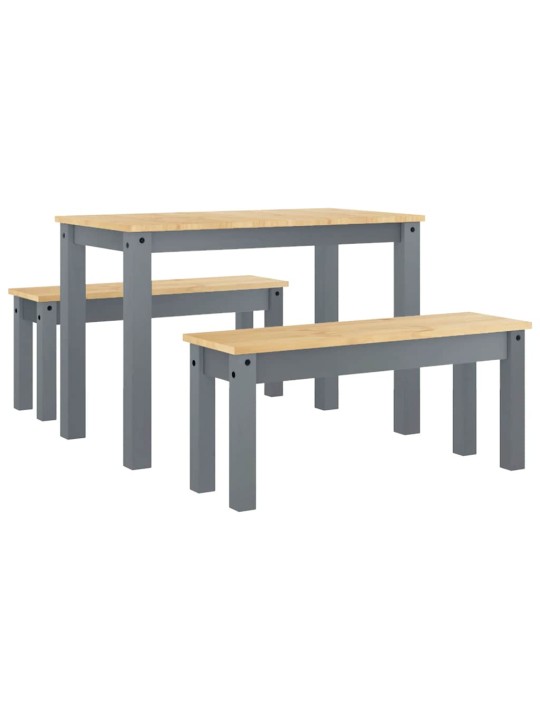 3-OSALINE SÖÖGILAUAKOMPLEKT "PANAMA", HALL MÄNNIPUIT
