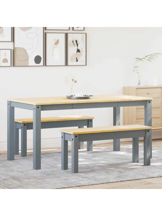 3-OSALINE SÖÖGILAUAKOMPLEKT "PANAMA", HALL MÄNNIPUIT