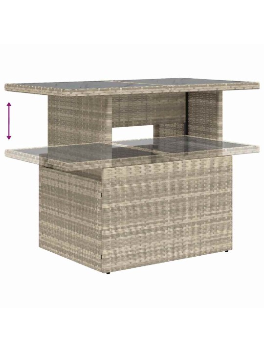 Aia diivanikomplekt padjaga 6 tk helehall 100 x 55 x 73 cm