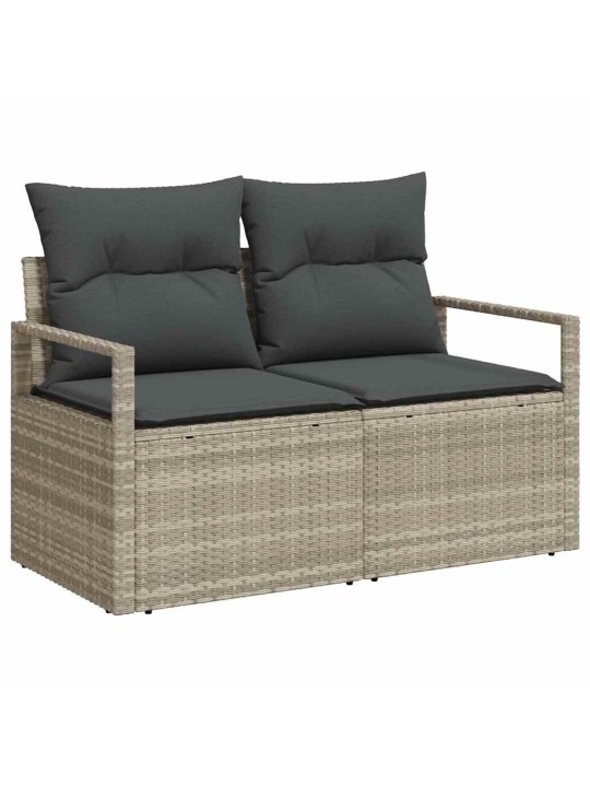 Aia diivanikomplekt padjaga 8 tk helehall 100 x 55 x 73 cm