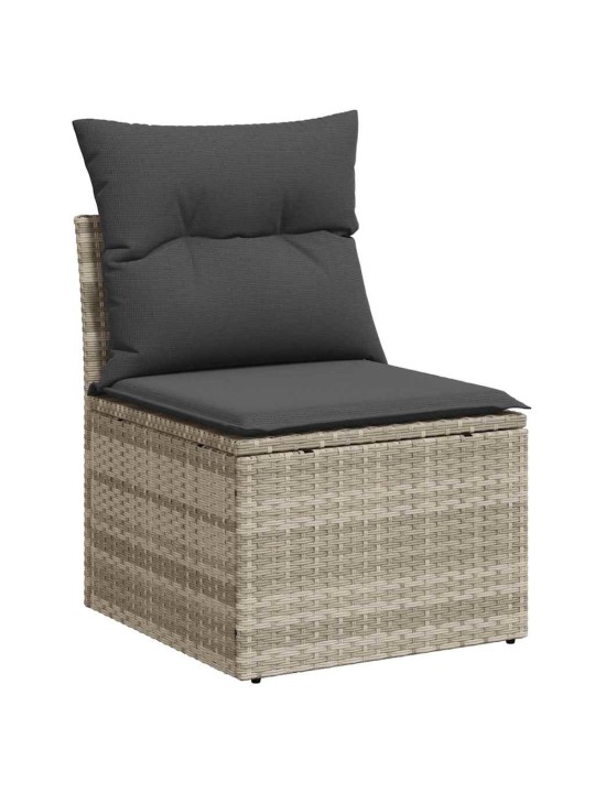 Aia diivanikomplekt padjaga 8 tk helehall 100 x 55 x 73 cm