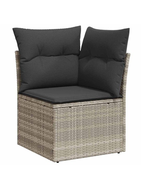 Aia diivanikomplekt padjaga 8 tk helehall 100 x 55 x 73 cm