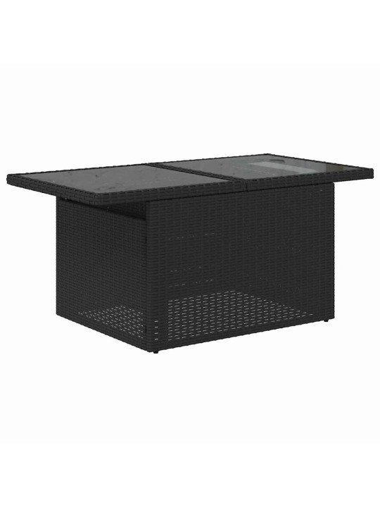 Aia diivanikomplekt padjaga 8 tk must 100 x 55 x 73 cm