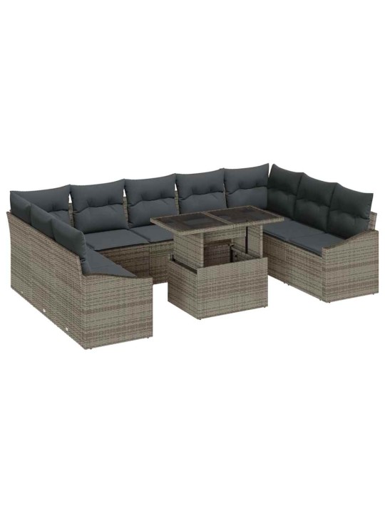 Aia diivanikomplekt padjaga 10 tk hall 100 x 55 x 73 cm