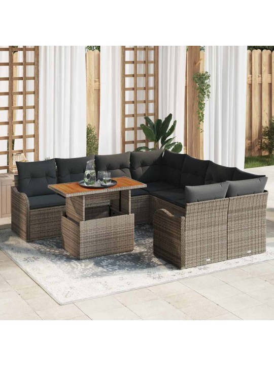 Aia diivanikomplekt padjaga 7 tk hall 100 x 55 x 73 cm