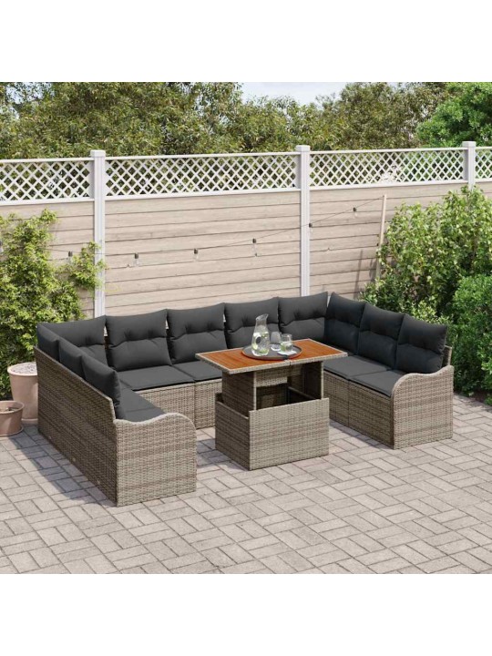 Aia diivanikomplekt padjaga 10 tk hall 100 x 55 x 73 cm