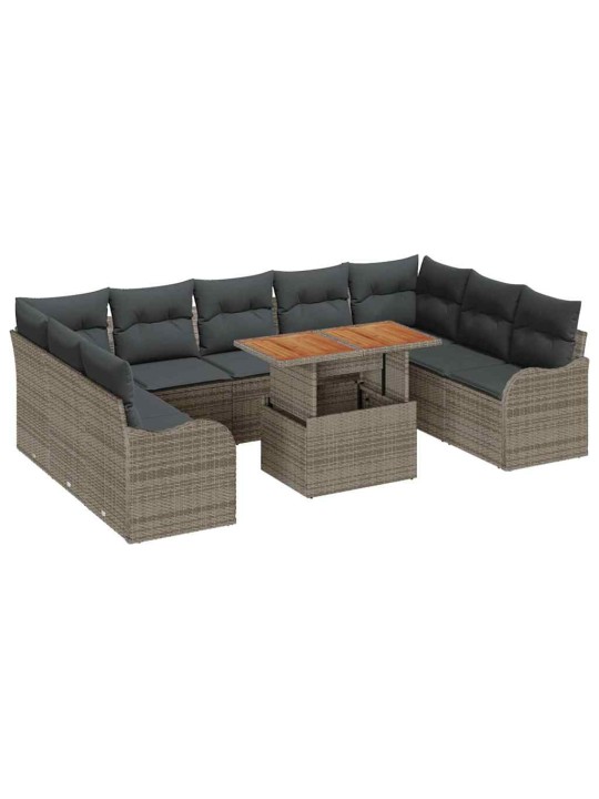 Aia diivanikomplekt padjaga 10 tk hall 100 x 55 x 73 cm