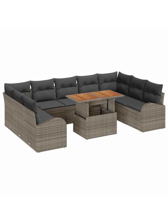 Aia diivanikomplekt padjaga 10 tk hall 100 x 55 x 73 cm