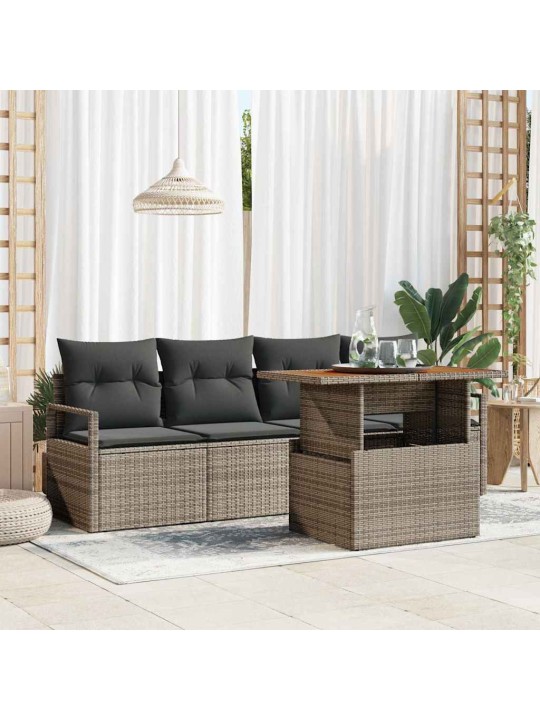 Aia diivanikomplekt padjaga 5 tk hall 100 x 55 x 73 cm