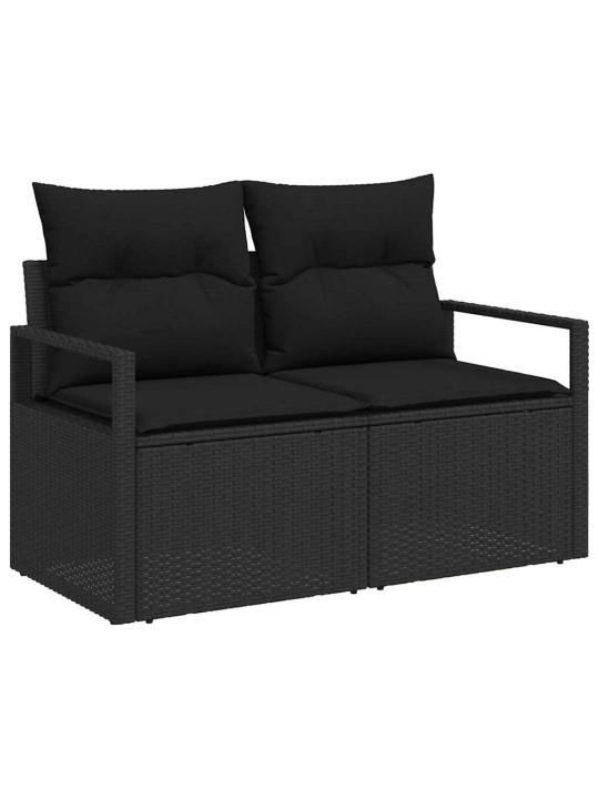 Aia söögilaudade komplekt 5 tk must ja pruun 100 x 55 x 73 cm
