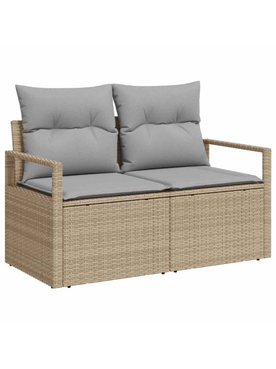 Aia söögilaudade komplekt 6 tk beež ja hall 100 x 55 x 73 cm