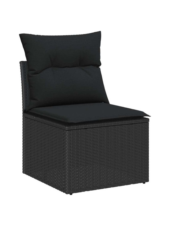 Aia söögilaudade komplekt 10 tk must ja pruun 100 x 55 x 73 cm