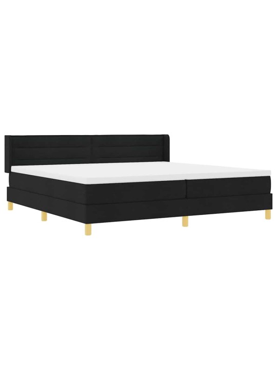 Kontinentaalvoodi must ja valge 200 x 200 cm vaht