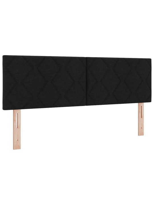 Kontinentaalvoodi madratsi ja peatsiga must 140 x 200 cm katted