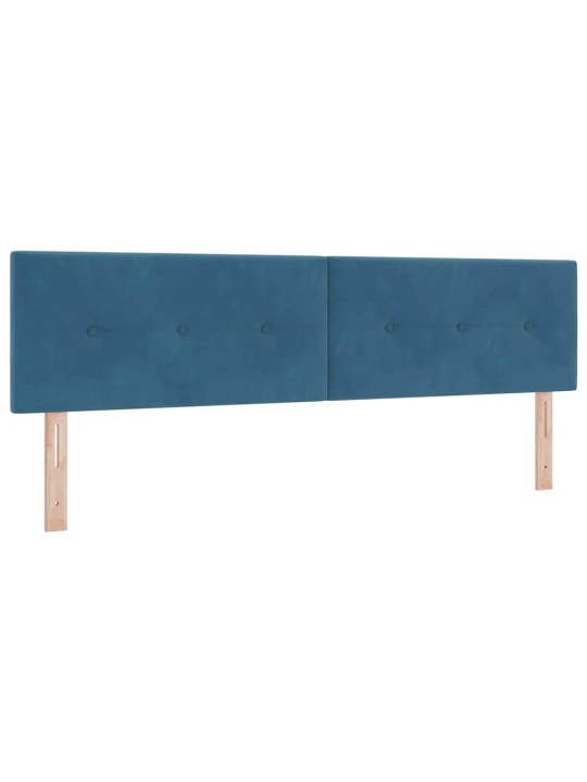 Kontinentaalvoodi koos madratsiga must 100x200 cm samet peaga