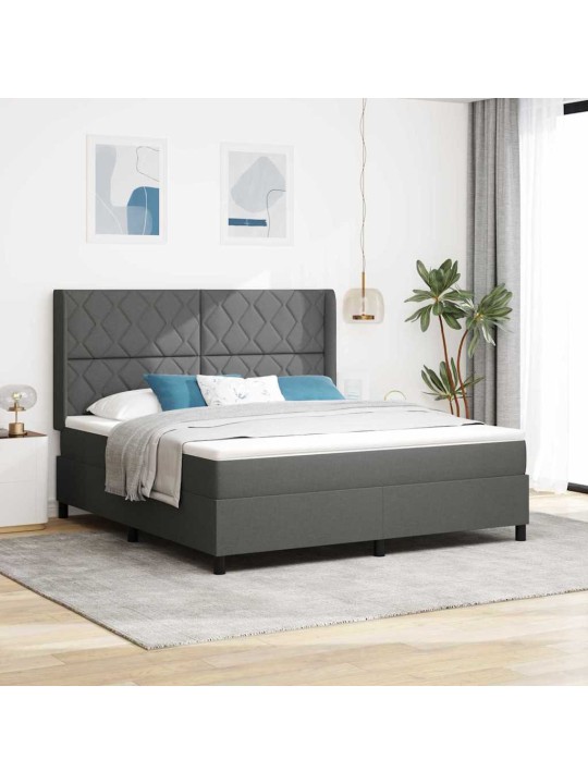 Kontinentaalvoodi madratsiga tumehall 180 x 200 cm kangas