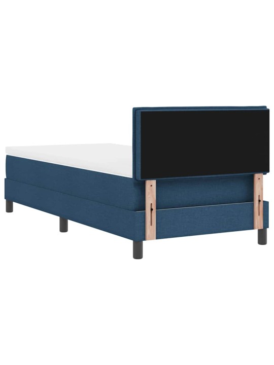 Kontinentaalvoodi madratsi ja peatsiga sinine 80 x 200 cm kangas