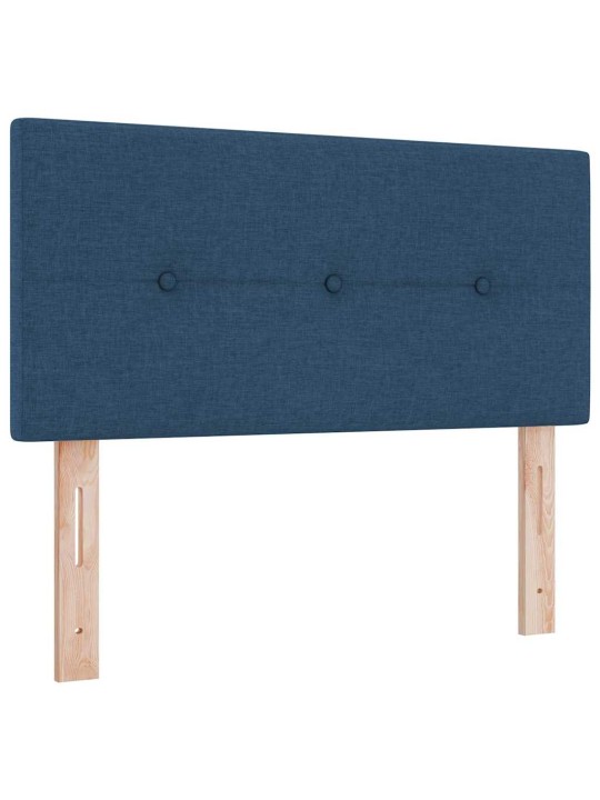 Kontinentaalvoodi madratsi ja peatsiga sinine 80 x 200 cm kangas