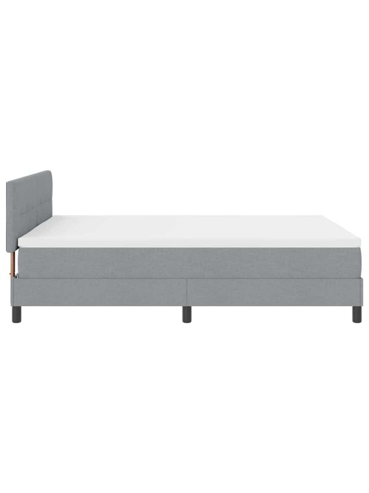Kontinentaalvoodi madratsiga helehall 140 x 190 cm kangas
