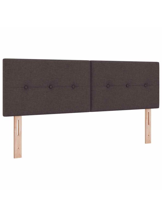 Kontinentaalvoodi madratsiga tume pruun 160 x 200 cm kangas