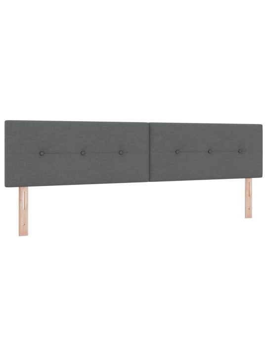 Kontinentaalvoodi madratsiga tumehall 200 x 200 cm kangas