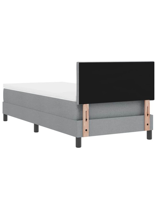 Kontinentaalvoodi madratsiga helehall 100 x 200 cm kangas