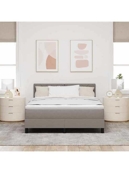 Kontinentaalvoodi madratsiga pruunikashall 140 x 200 cm kangas