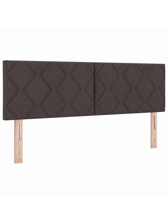 Kontinentaalvoodi madratsiga tume pruun 160 x 200 cm kangas