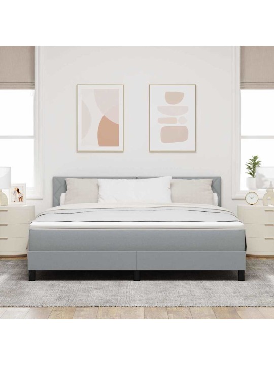 Kontinentaalvoodi madratsiga helehall 180 x 200 cm kangas