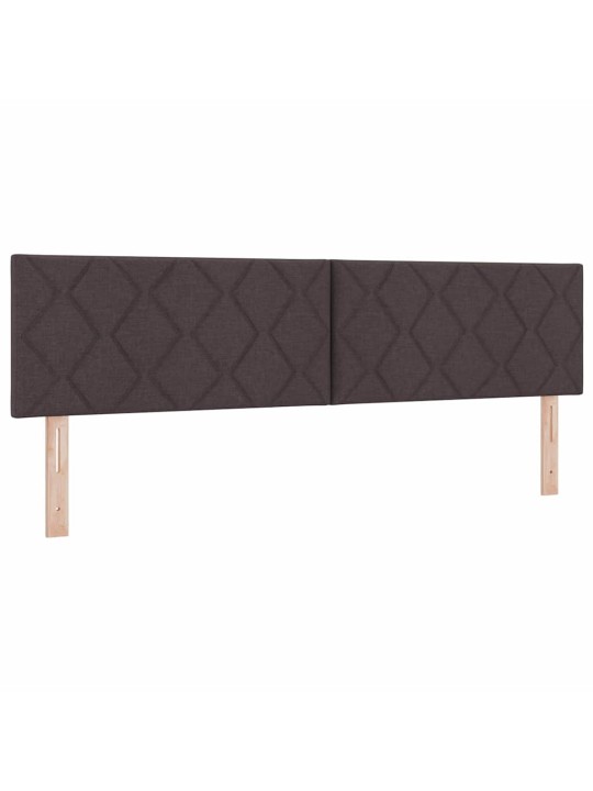 Kontinentaalvoodi madratsiga tume pruun 180 x 200 cm kangas