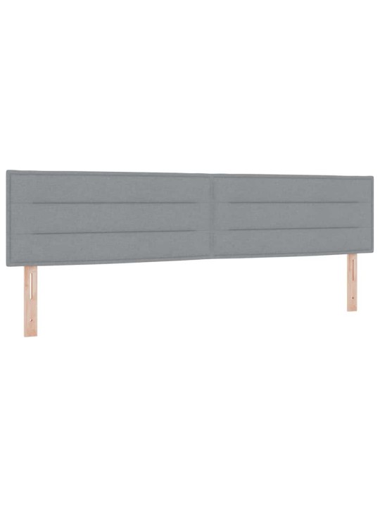 Kontinentaalvoodi madratsiga helehall 200 x 200 cm kangas