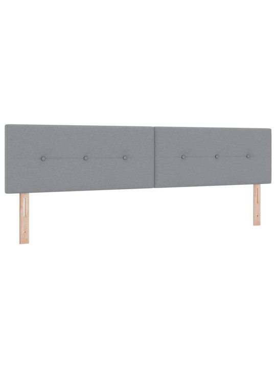 Kontinentaalvoodi madratsiga helehall 200 x 200 cm kangas