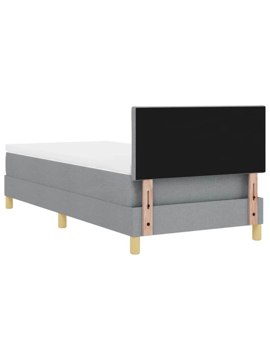Kontinentaalvoodi madratsiga helehall 100 x 200 cm kangas