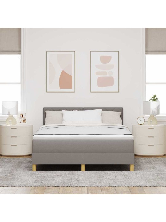 Kontinentaalvoodi madratsiga pruunikashall 140 x 200 cm kangas