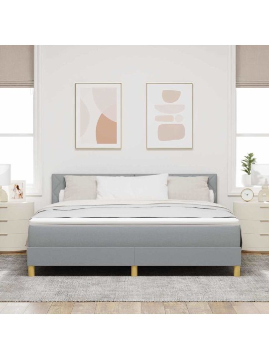 Kontinentaalvoodi madratsiga helehall 180 x 200 cm kangas