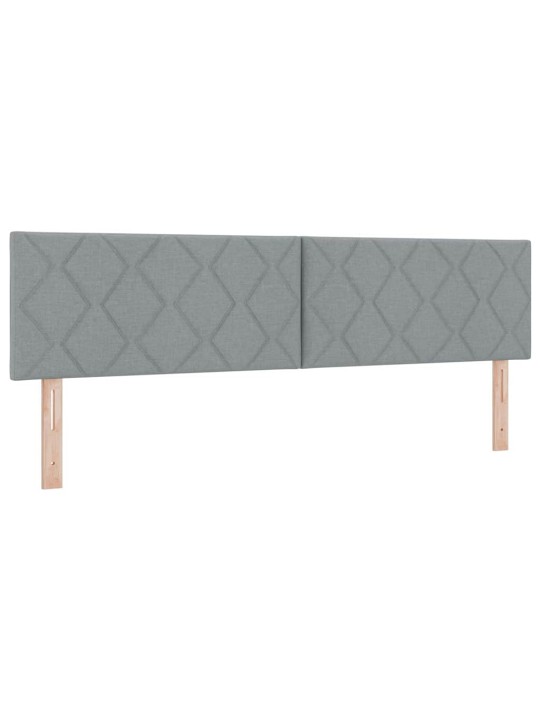 Kontinentaalvoodi madratsiga helehall 180 x 200 cm kangas