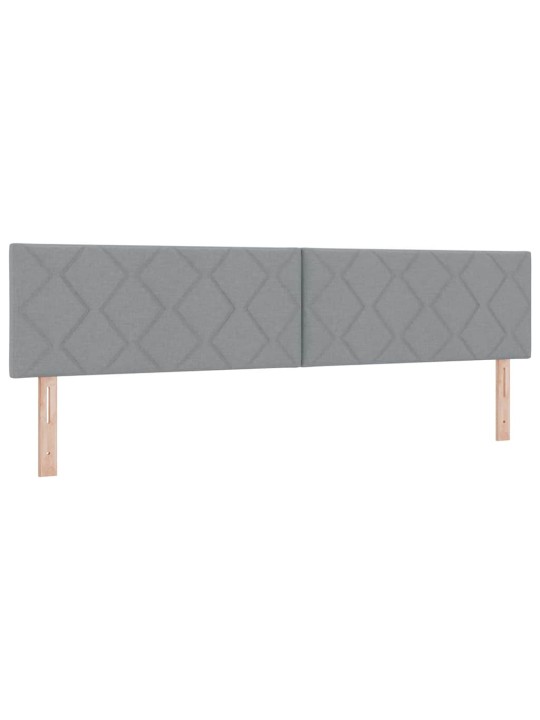 Kontinentaalvoodi madratsiga helehall 200 x 200 cm kangas
