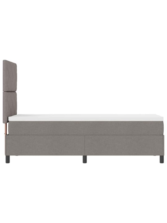 Kontinentaalvoodi madratsiga pruunikashall 80 x 200 cm kangas